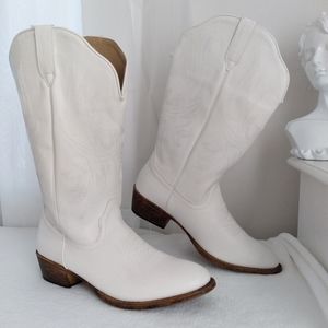 Silver Canyon Simple Western Wedding Cowgirl Boots, Stitched Formal Party Event